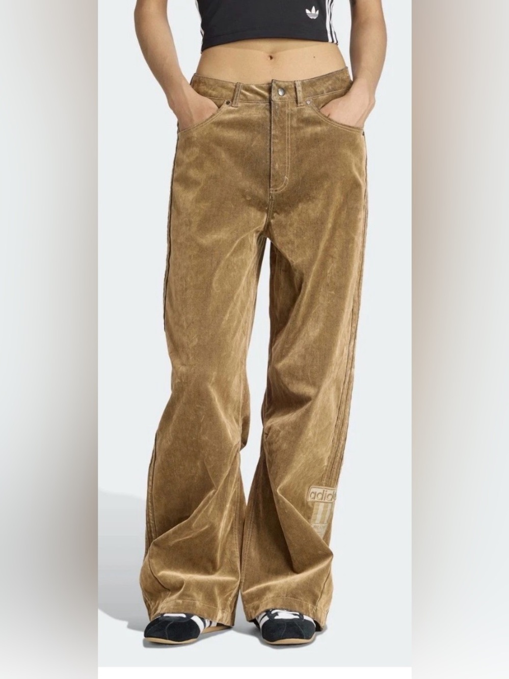 Adidas Women's Cardboard Adibreak Brushed Twill Pants 32x32 NWT